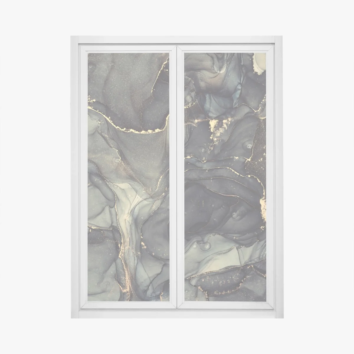 Fensteraufkleber luxuriöse abstrakte alkoholtinten-kunst mit goldenen adern – Wallnifity® Fensteraufkleber luxuriöse abstrakte alkoholtinten-kunst mit goldenen adern – Wallnifity®