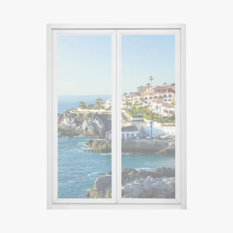 Fensteraufkleber eukalyptus aquarell botanisches muster auf dunklem hintergrund – Wallnifity®