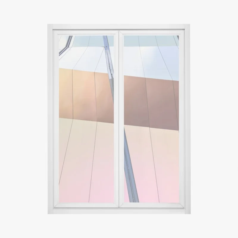 Fensteraufkleber zarte löwenzahnsamen in monochrom – Wallnifity®