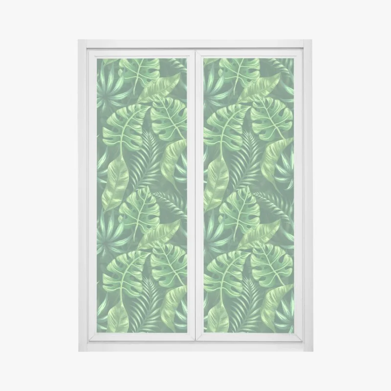 Fensteraufkleber ruhiger sommer sonnenaufgang am flussufer – Wallnifity®