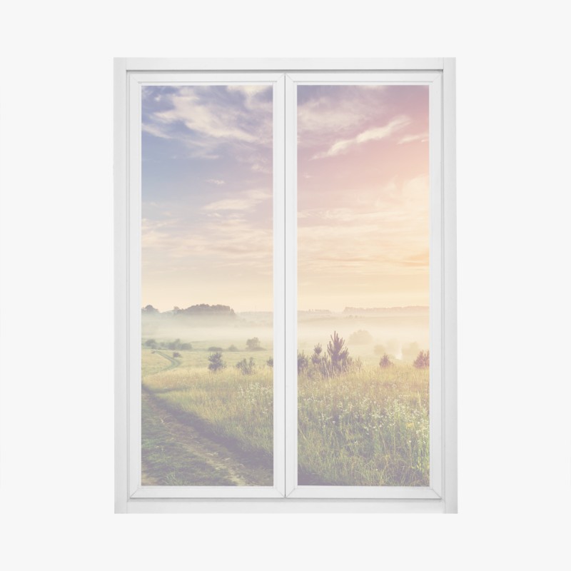 Fensteraufkleber vintage blumiges damastmuster – Wallnifity®