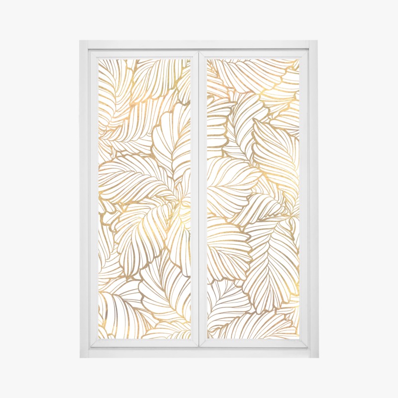 Fensteraufkleber türkise ozeanwelle in bewegung – Wallnifity®