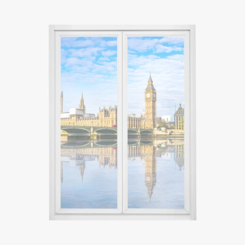 Fensteraufkleber pastellfarbenes botanisches abstraktes muster – Wallnifity®