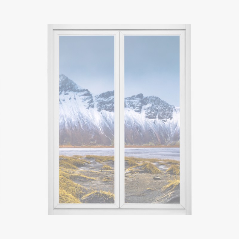 Fensteraufkleber graue betonwand textur – Wallnifity®