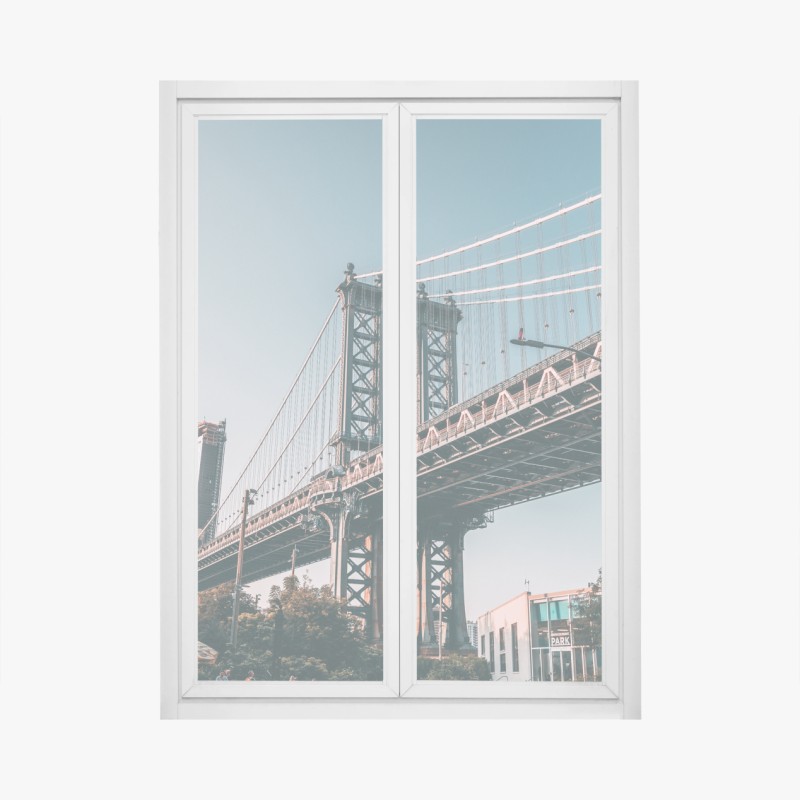 Fensteraufkleber frau mit rosenkopf surreales blumenporträt – Wallnifity®