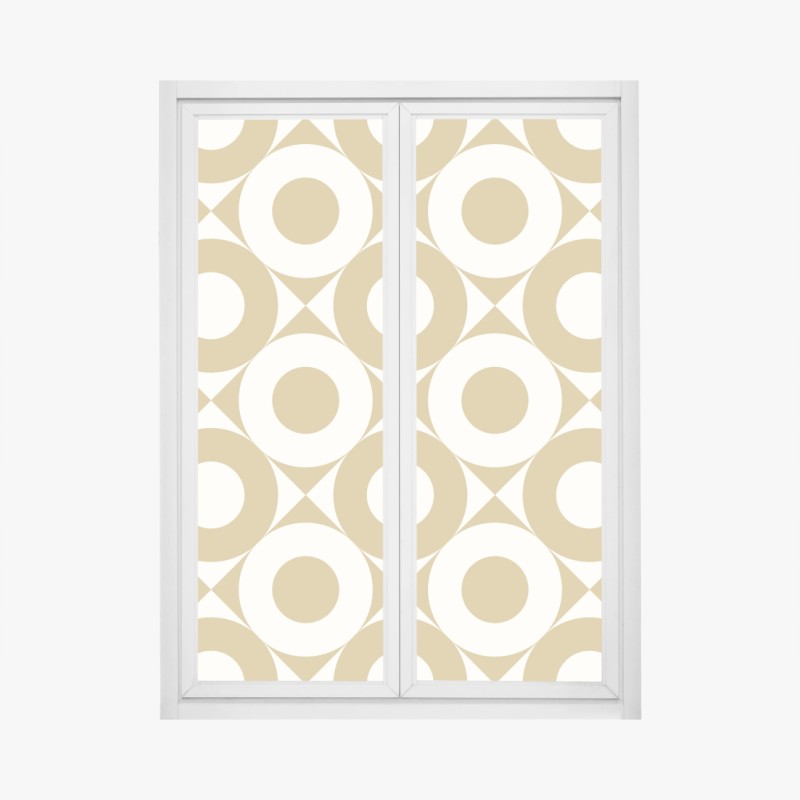 Fensteraufkleber London skyline mit spiegelung auf dem fluss – Wallnifity®