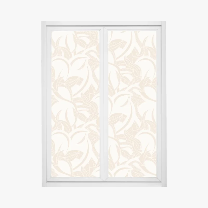 Fensteraufkleber eisberg und bergreflexionen in türkisfarbenem wasser – Wallnifity®