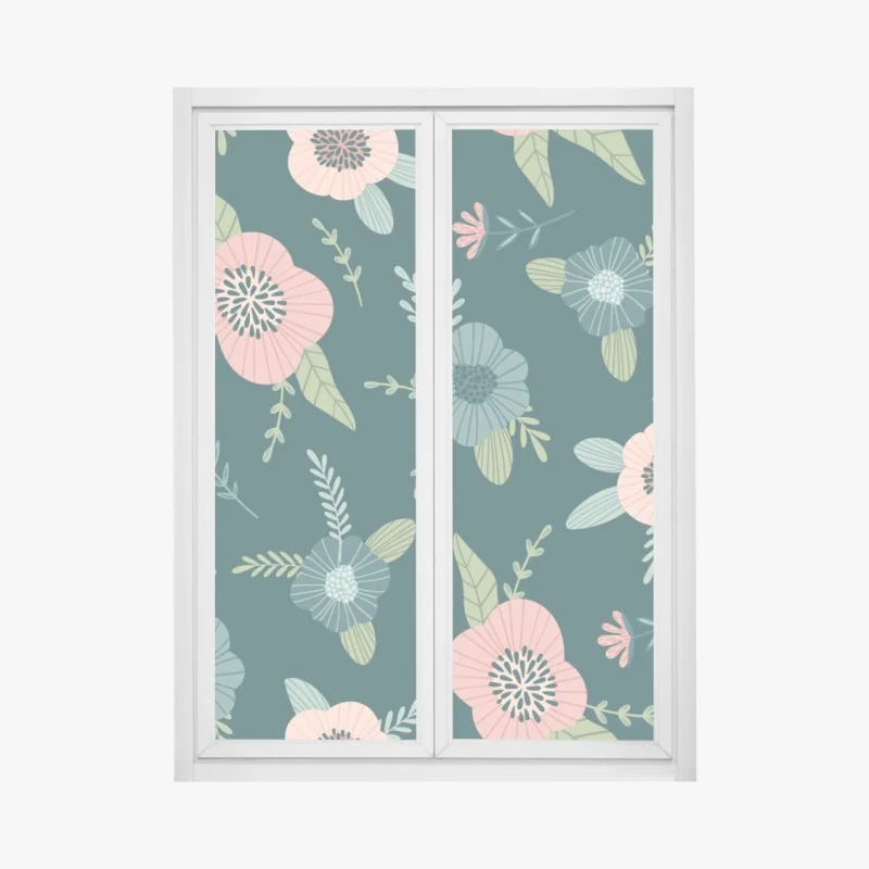 Fensteraufkleber farbenfrohes geometrisches muster – Wallnifity®