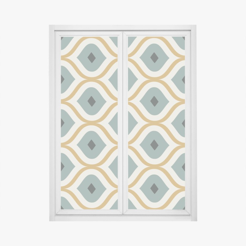 Fensteraufkleber sonnige sanft hügelnde landschaft der Toskana – Wallnifity®