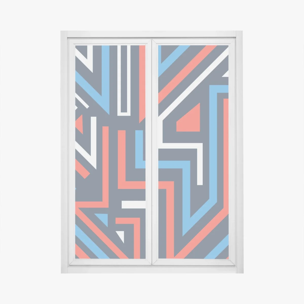 Fensteraufkleber fette geometrische linien – Wallnifity® Fensteraufkleber fette geometrische linien – Wallnifity®