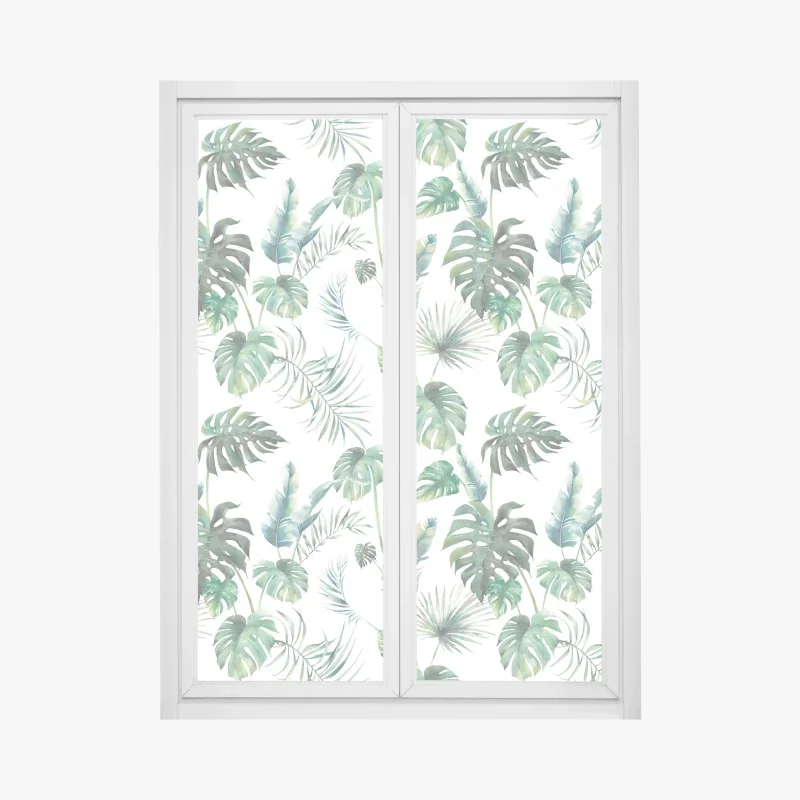 Fensteraufkleber zartes rosa pfingstrosenmuster – Wallnifity®