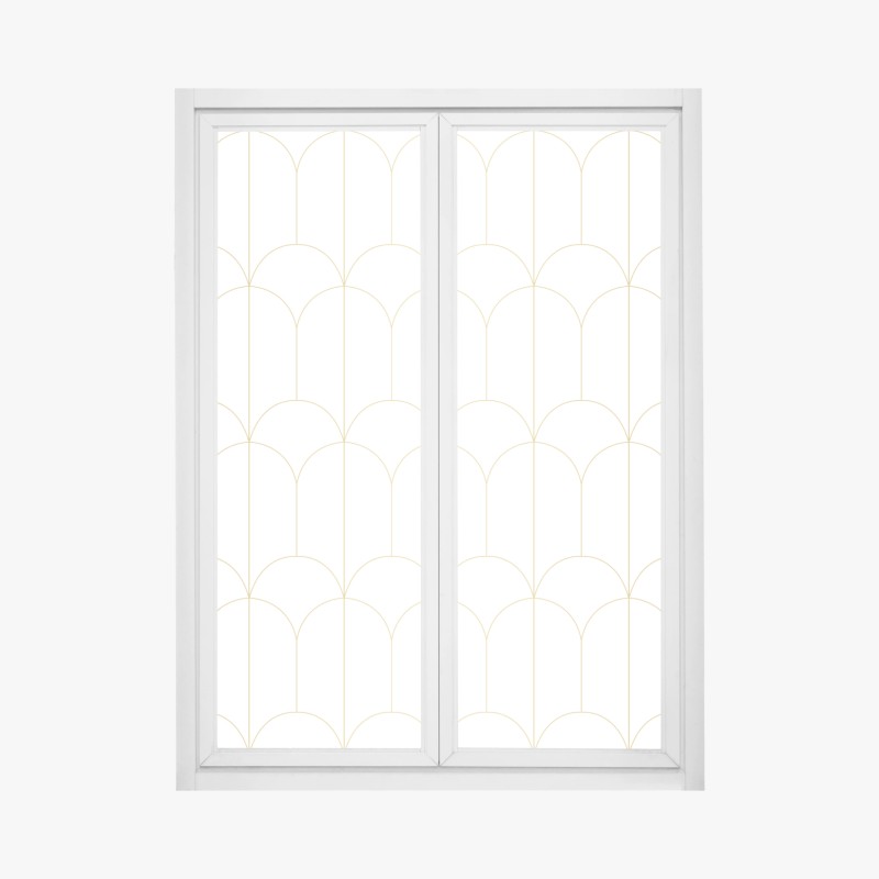 Fensteraufkleber aquarell himbeermuster – Wallnifity®