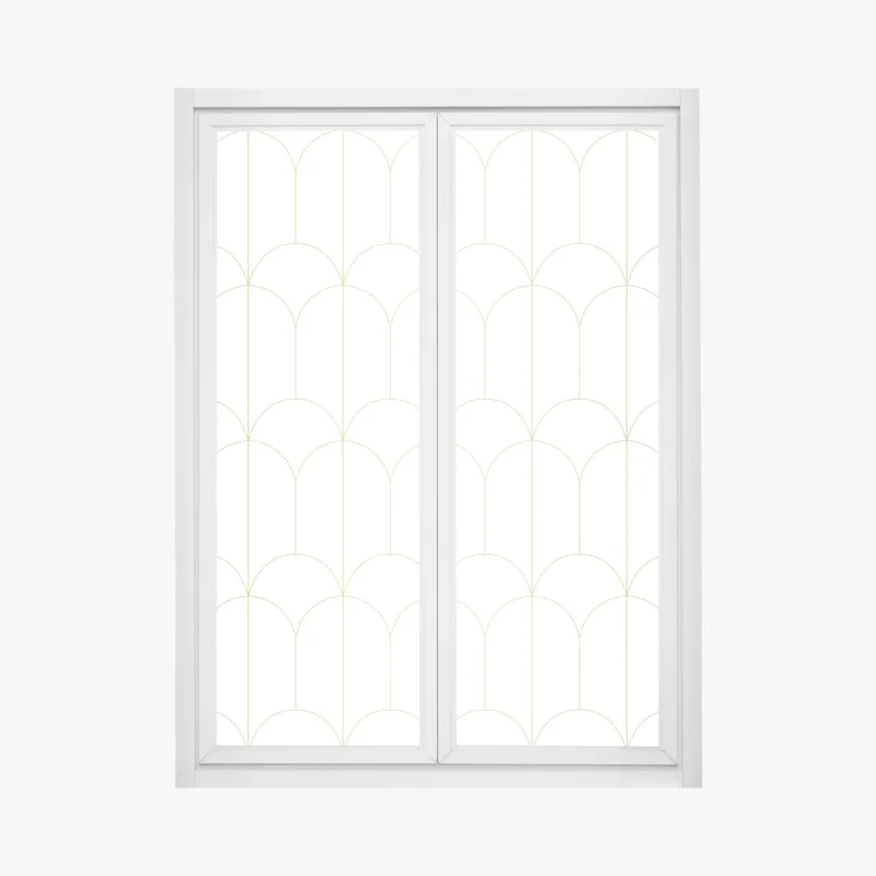 Fensteraufkleber zartes pastell botanikmuster – Wallnifity®