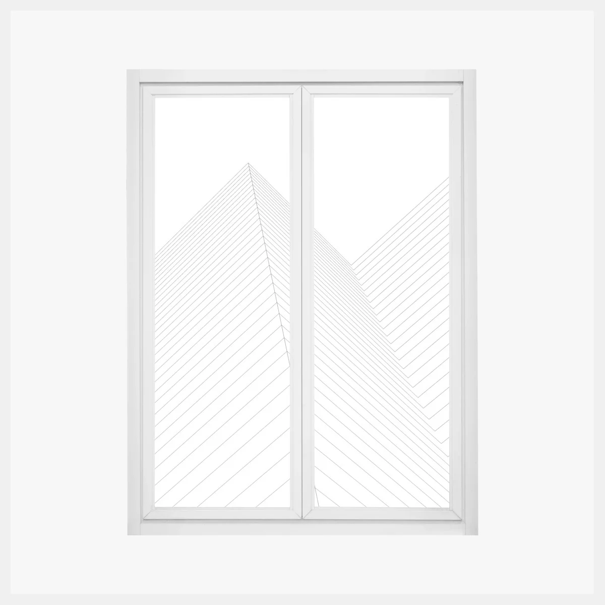 Fensteraufkleber geometrische architekturlinien – Wallnifity® Fensteraufkleber geometrische architekturlinien – Wallnifity®