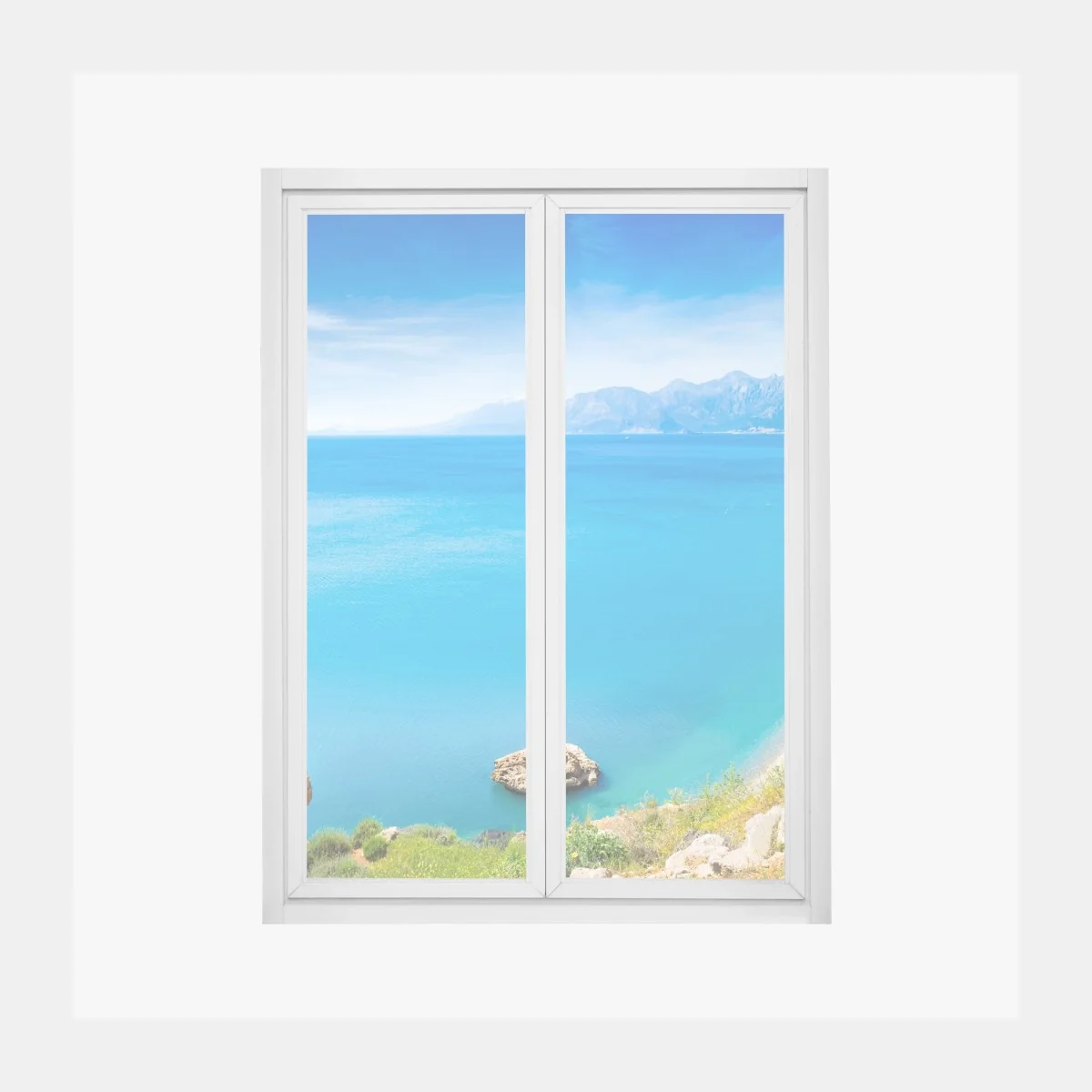 Fensteraufkleber panoramastrand Konyaalti in Antalya – Wallnifity® Fensteraufkleber panoramastrand Konyaalti in Antalya – Wallnifity®