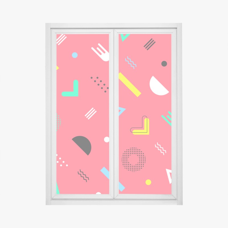 Fensteraufkleber grün-goldene flüssige marmorierte kunst – Wallnifity®