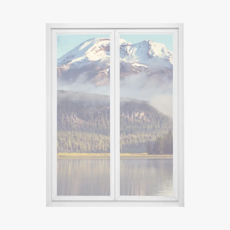 Fensteraufkleber monochromes geometrisches metallmuster – Wallnifity®