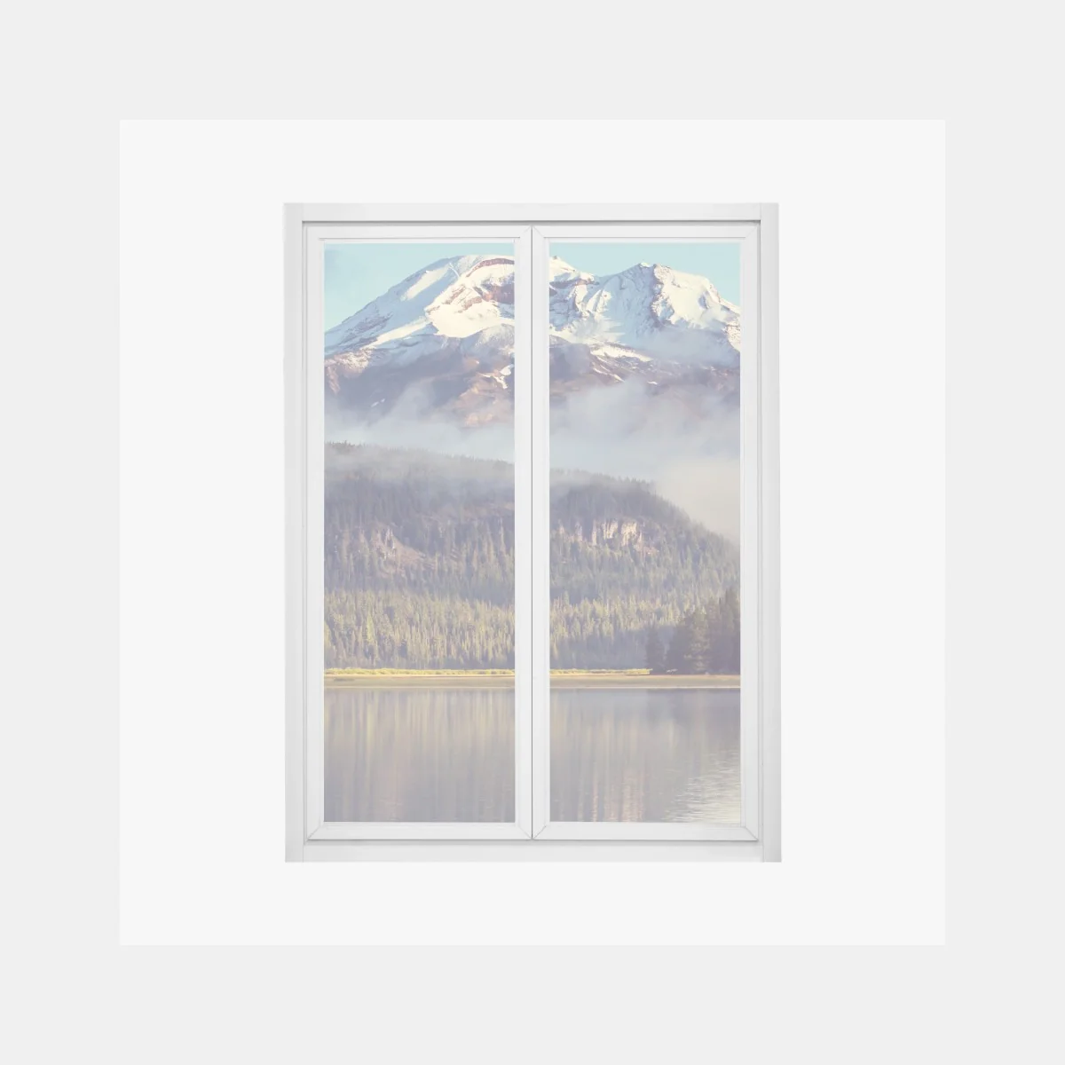 Fensteraufkleber ruhiger bergsee in Oregon – Wallnifity® Fensteraufkleber ruhiger bergsee in Oregon – Wallnifity®