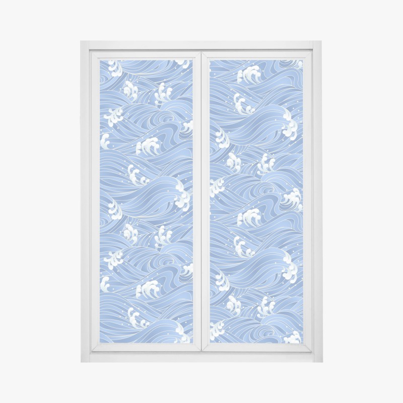 Fensteraufkleber grünes gemüse muster – Wallnifity®