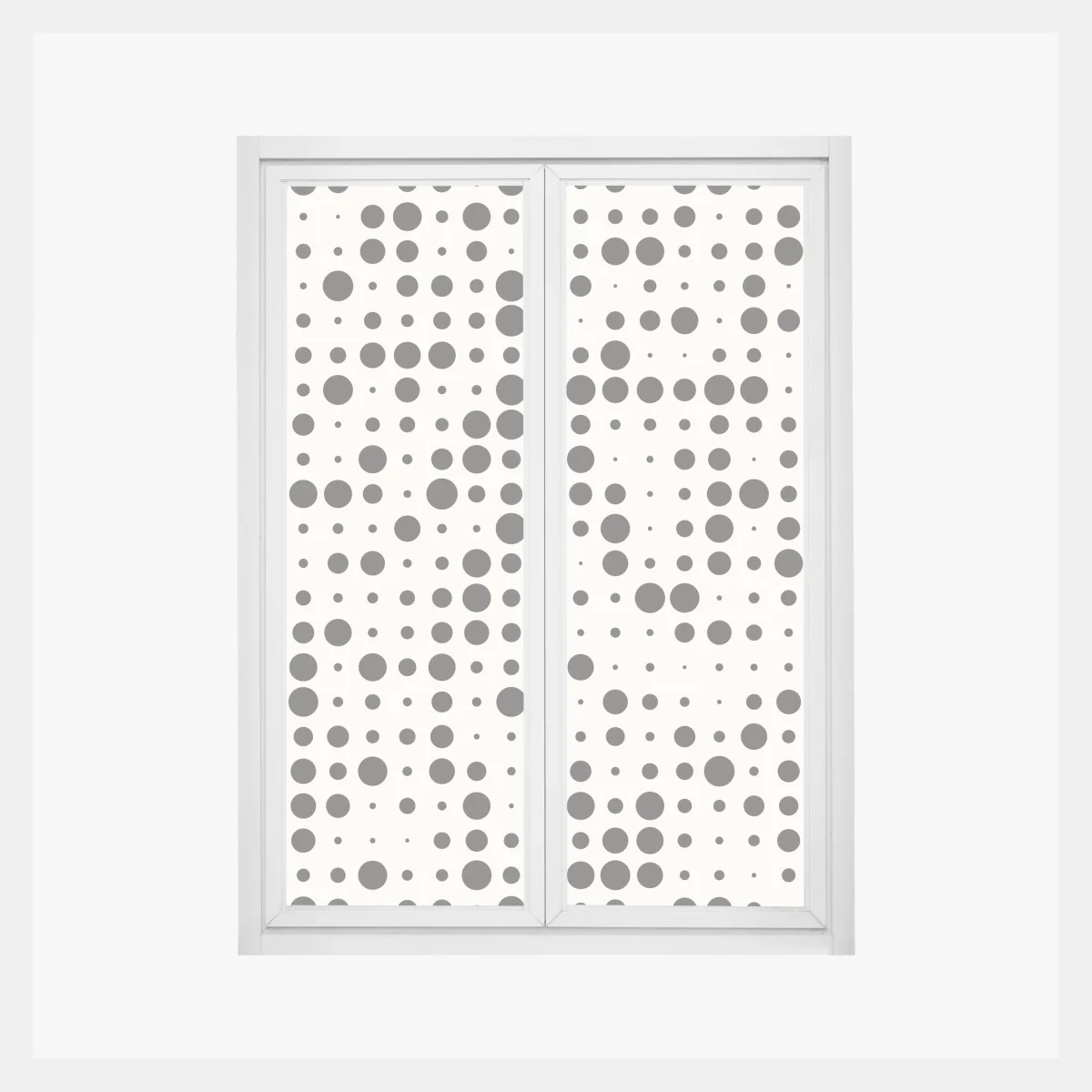 Fensteraufkleber minimalistisches punktmuster – Wallnifity® Fensteraufkleber minimalistisches punktmuster – Wallnifity®