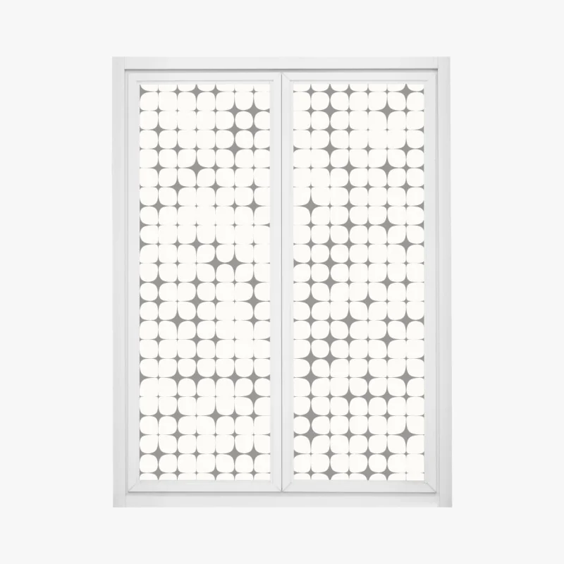 Fensteraufkleber beige botanisches blattmuster – Wallnifity®