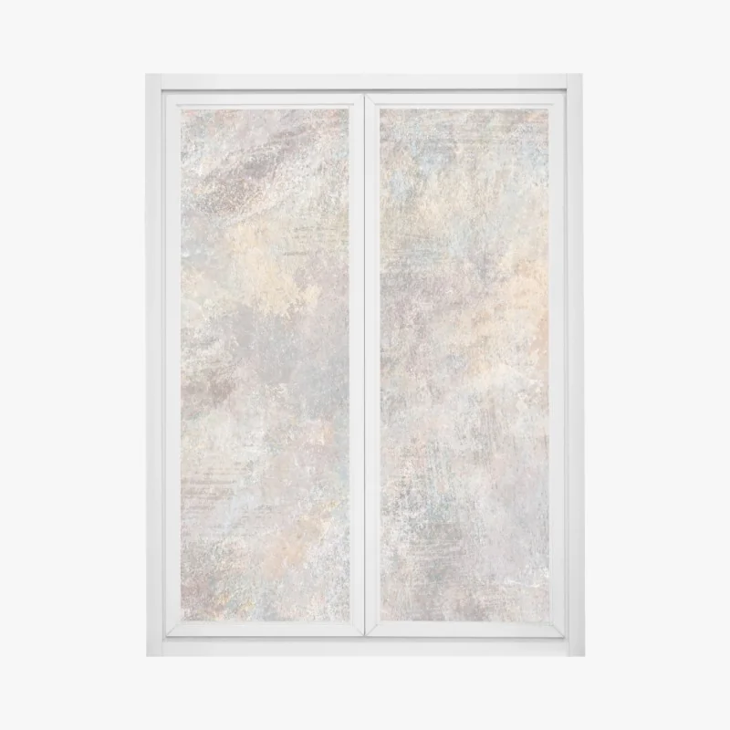 Fensteraufkleber luftaufnahme der Anthony Quinn Bucht, Rhodos – Wallnifity®