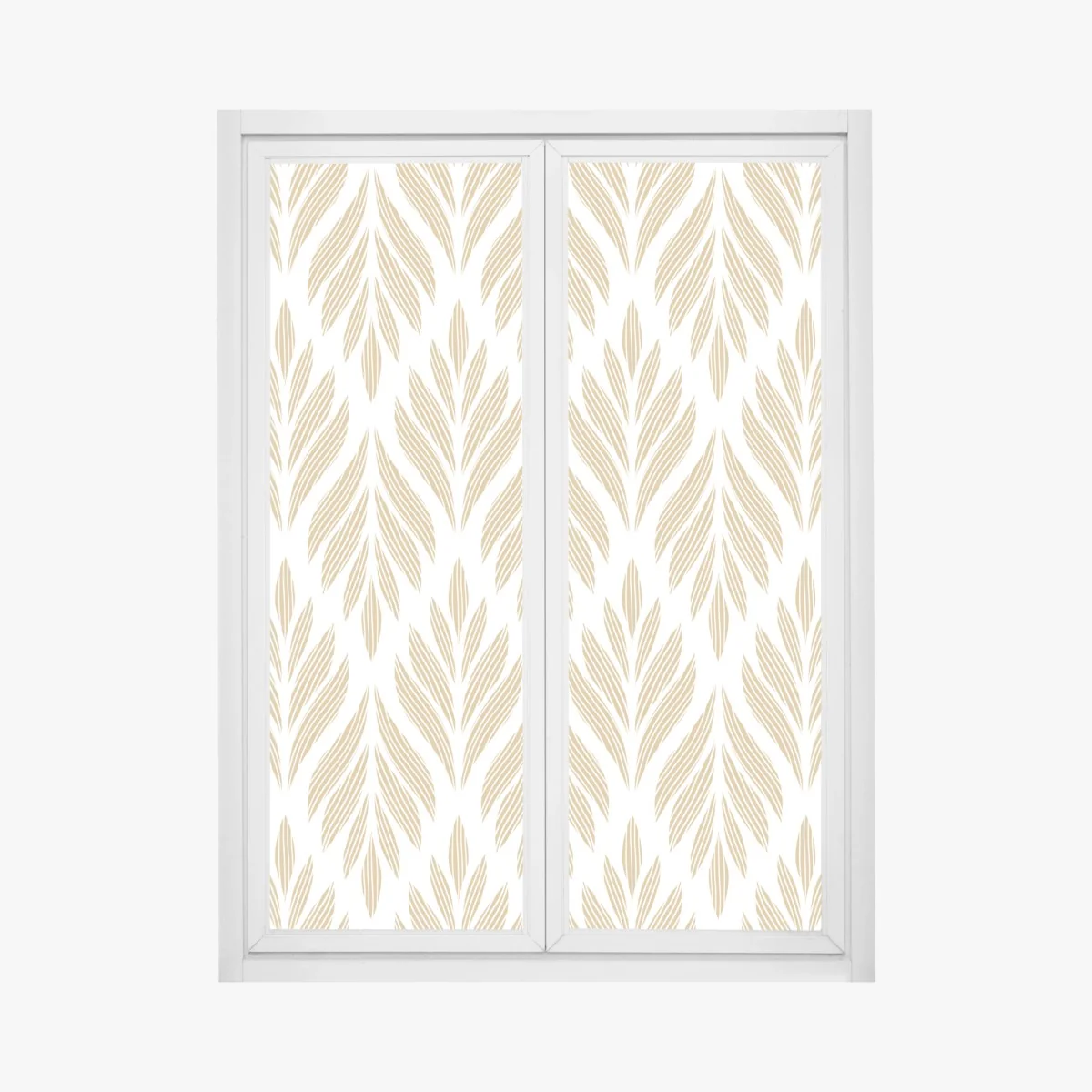 Fensteraufkleber goldenes blattmuster nahtloses design – Wallnifity® Fensteraufkleber goldenes blattmuster nahtloses design – Wallnifity®