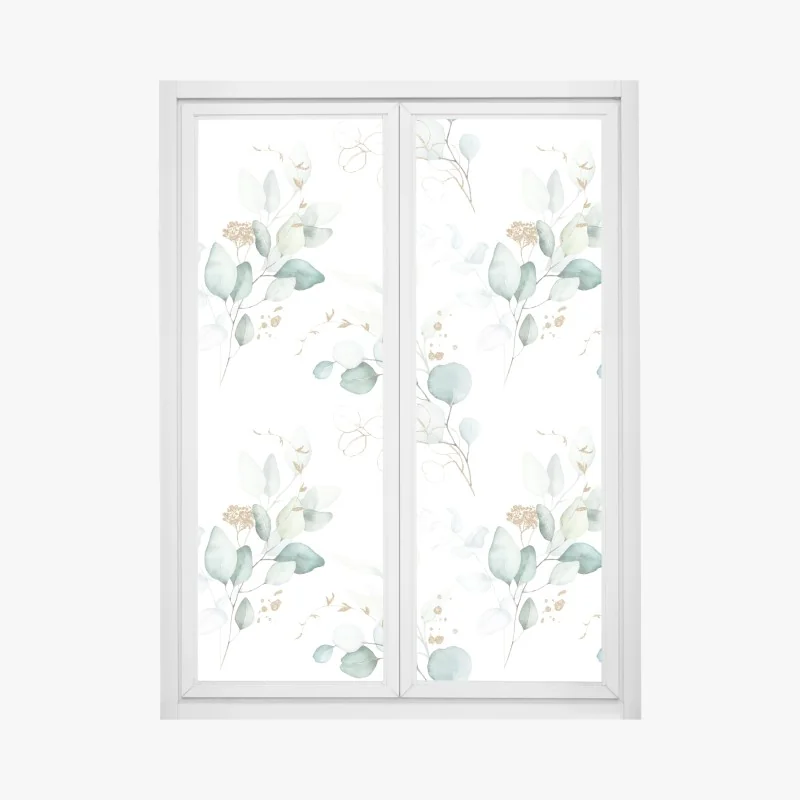 Fensteraufkleber malerischer alpiner fluss im Ferret Valley – Wallnifity®