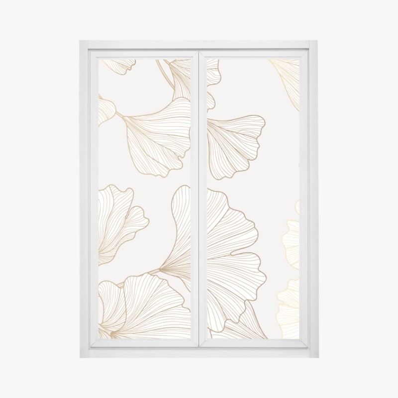 Fensteraufkleber aquarell himbeermuster – Wallnifity®