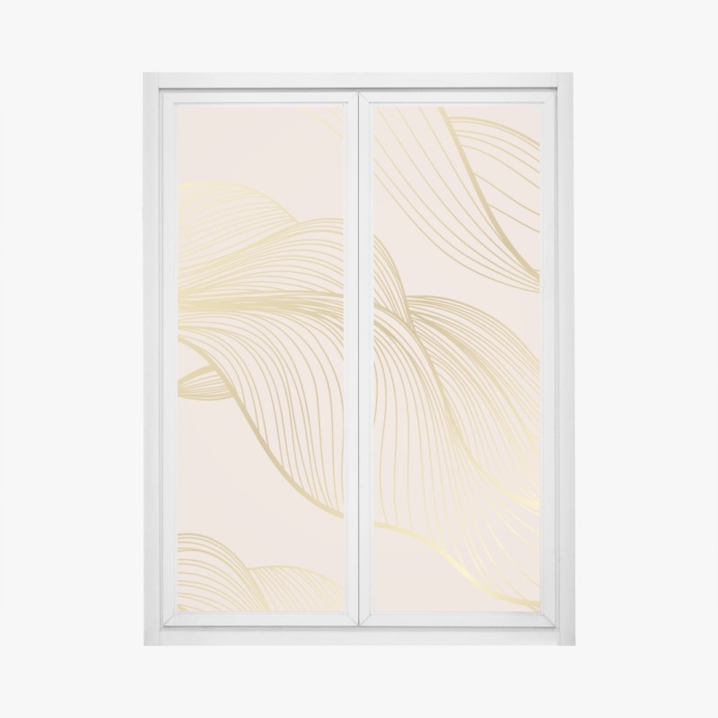 Fensteraufkleber zartes rosa blumenmuster – Wallnifity®