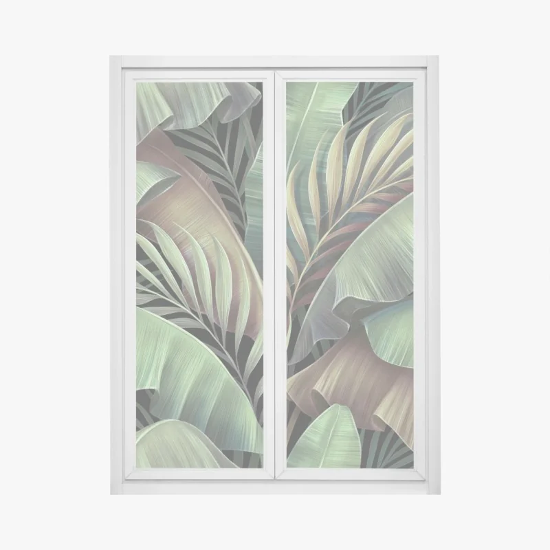 Fensteraufkleber abstraktes muster goldener wellen – Wallnifity®