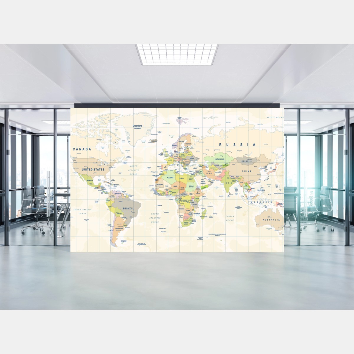 Fototapete vintage weltkarte in pastellfarben – Wallnifity® Fototapete vintage weltkarte in pastellfarben – Wallnifity®