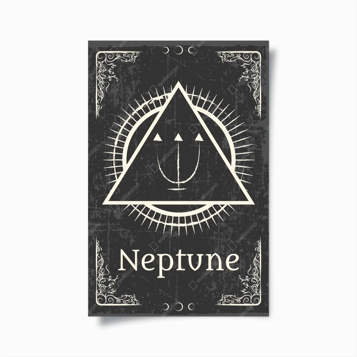 Poster alchemisches symbol Neptun – Wallnifity®