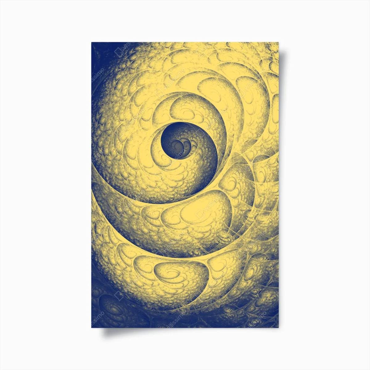 Poster goldene spiralförmige fraktalstruktur – Wallnifity® Poster goldene spiralförmige fraktalstruktur – Wallnifity®