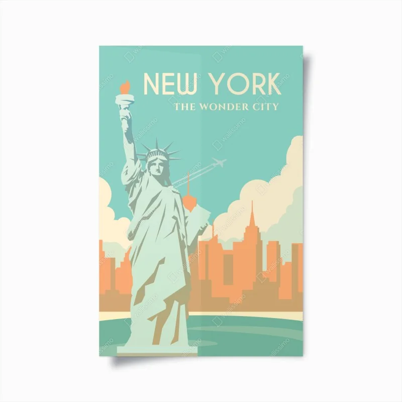 Poster New York die wunderbare stadt
