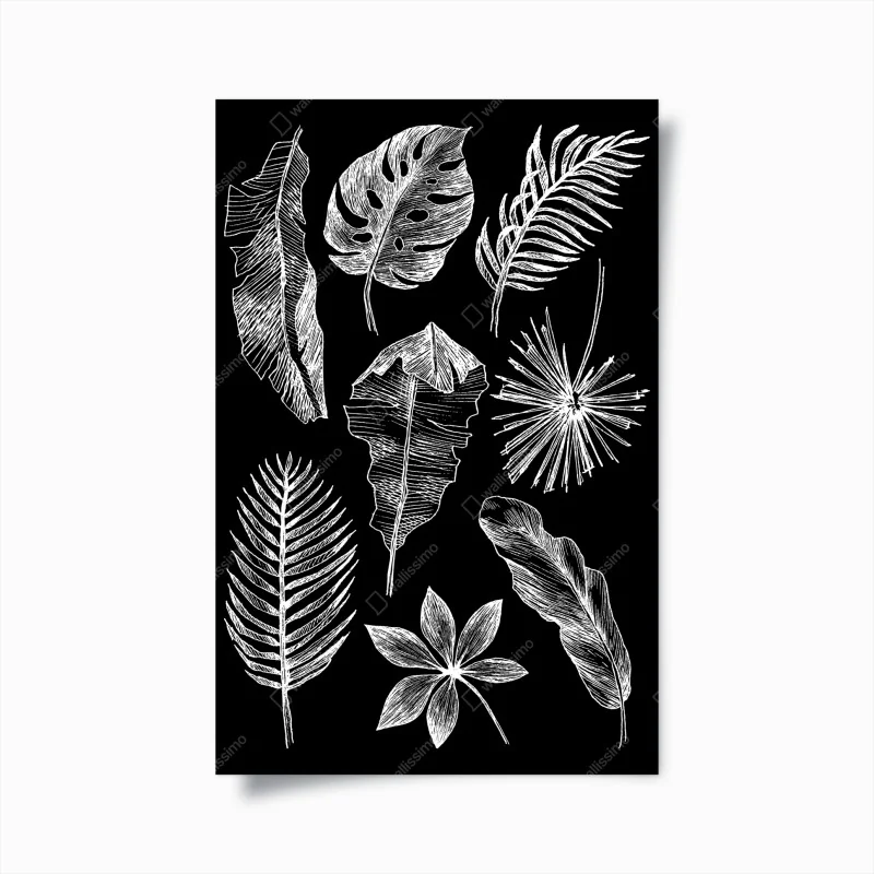 Poster tiefblauer sternenhimmel – Wallnifity®