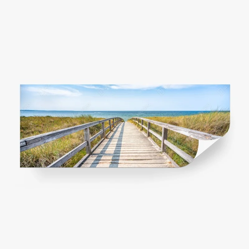 Fototapete steg zum meer
