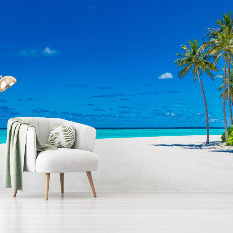 Fototapete tropischer türkisstrand – Wallnifity®