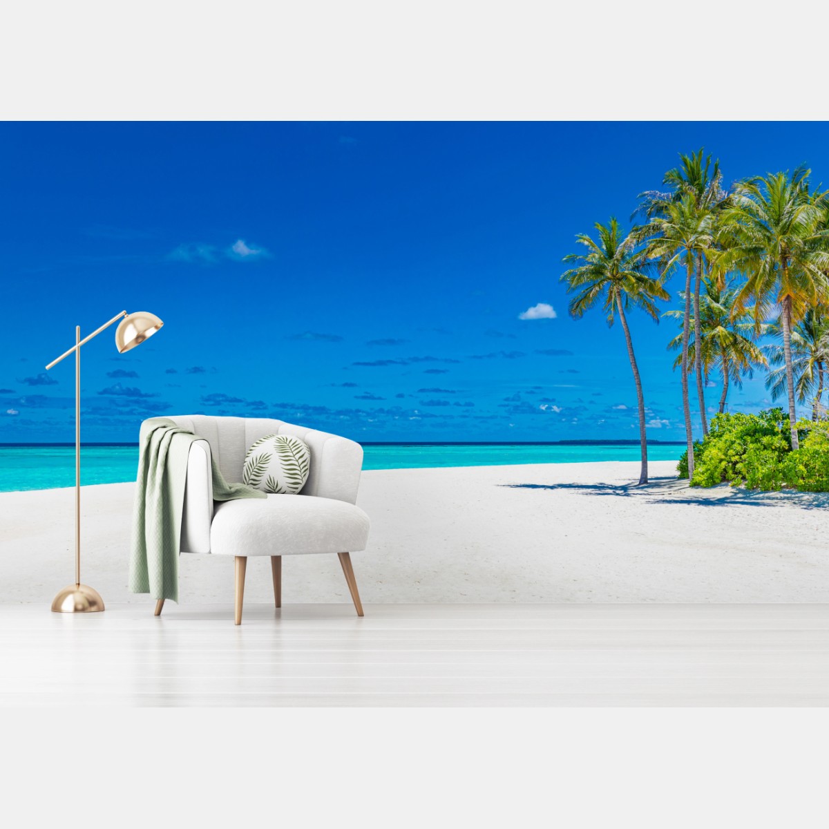 Fototapete tropischer türkisstrand – Wallnifity®
