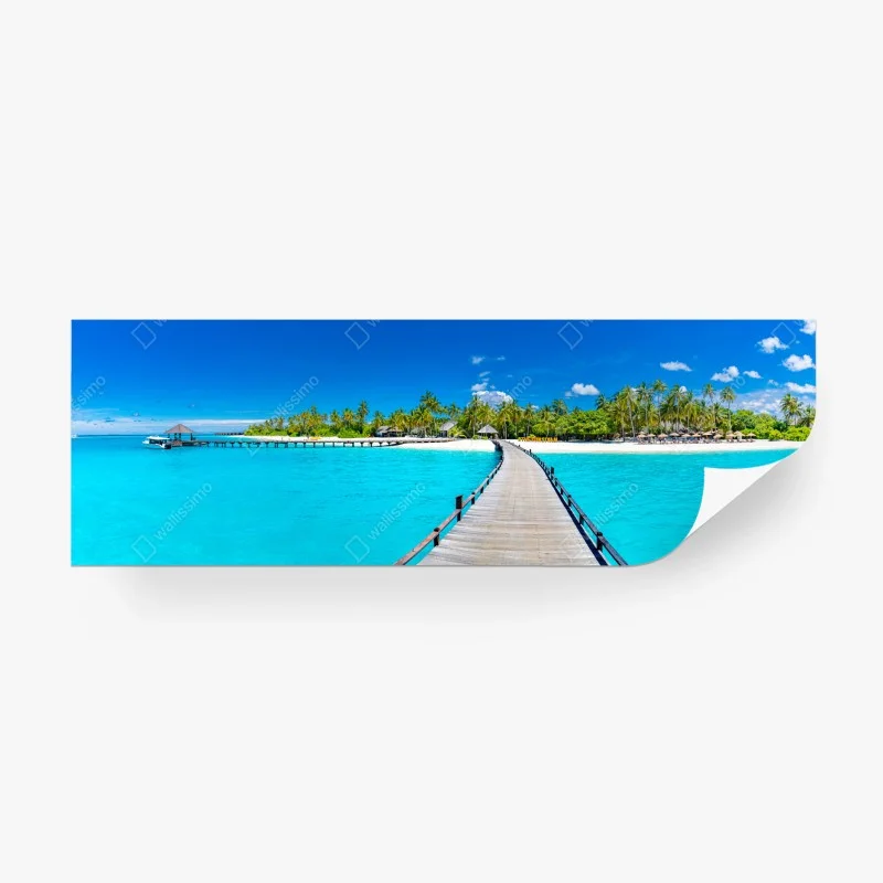 Fototapete tropischer türkiser strand