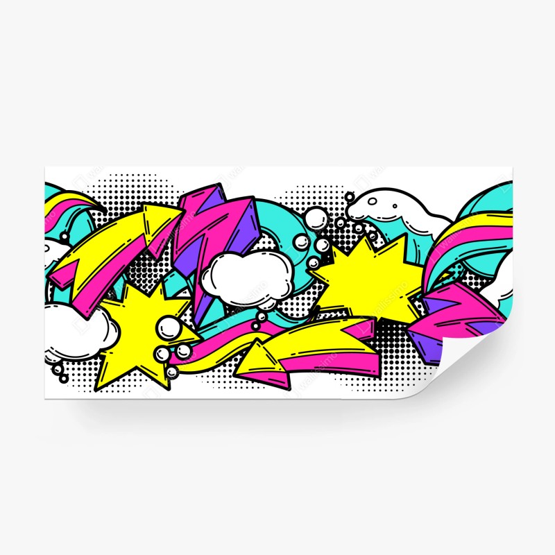 Fototapete mediterraner steinhof mit bogen – Wallnifity®