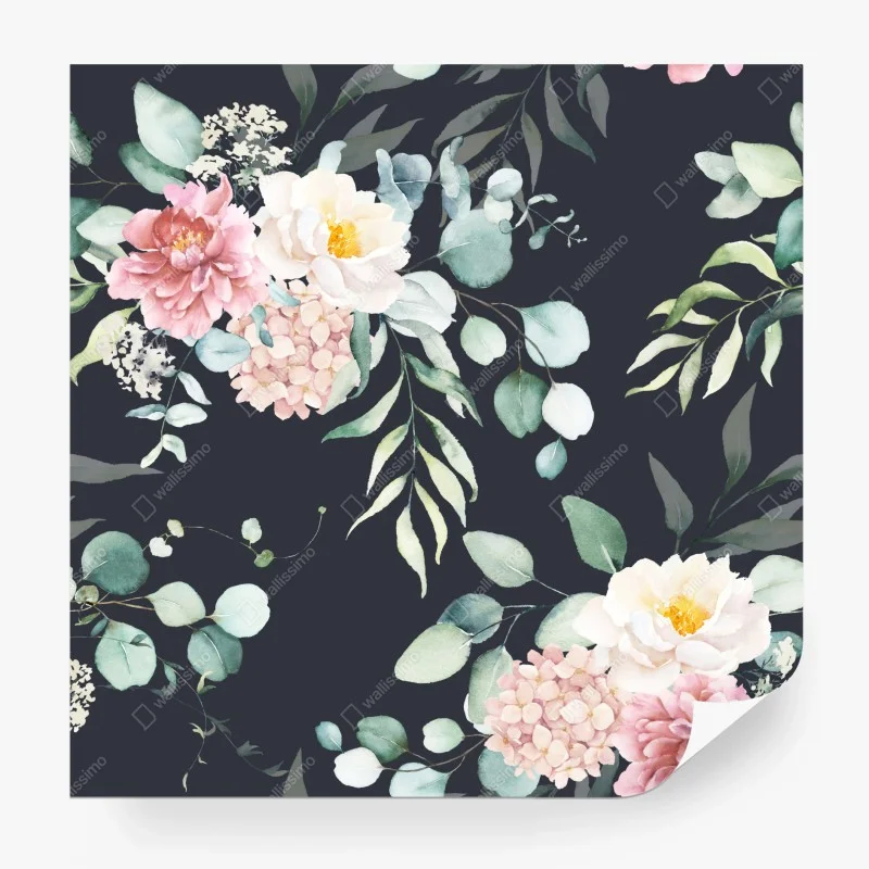 Fototapete Toskana hügel im sonnenuntergang – Wallnifity®