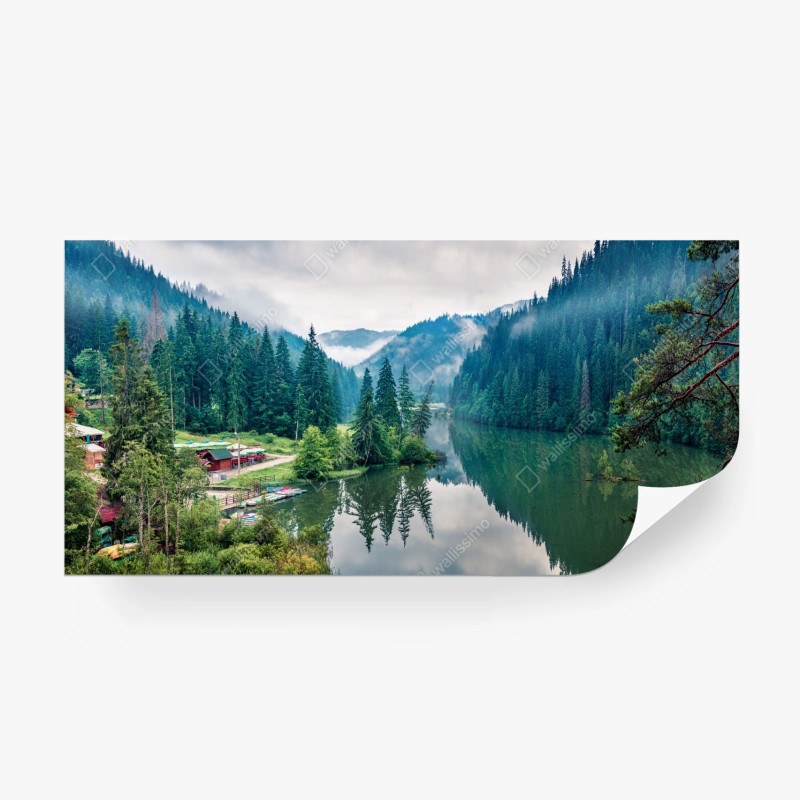 Fototapete vintage fast-food muster – Wallnifity®