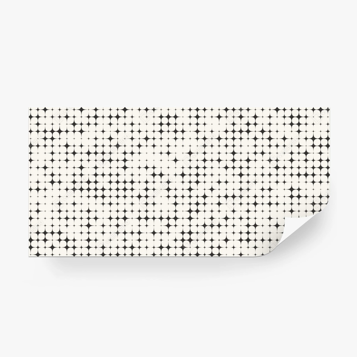 Fototapete monochromes geometrisches punktmuster – Wallnifity®