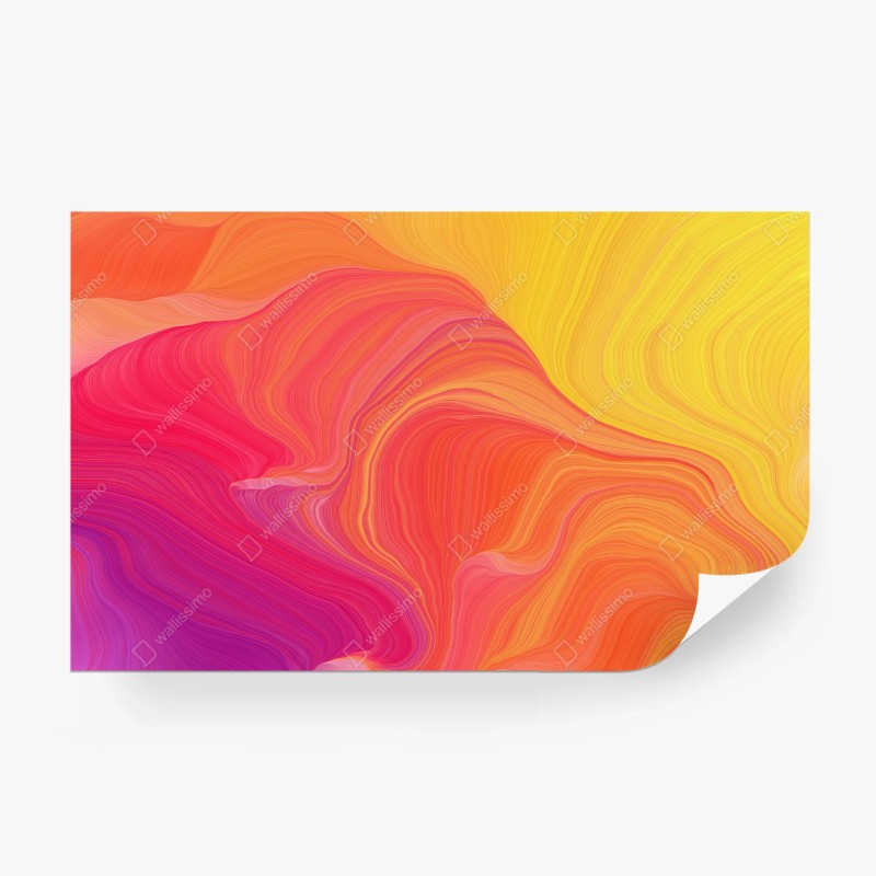 Fototapete Reine winterlicher fjord in den Lofoten – Wallnifity®