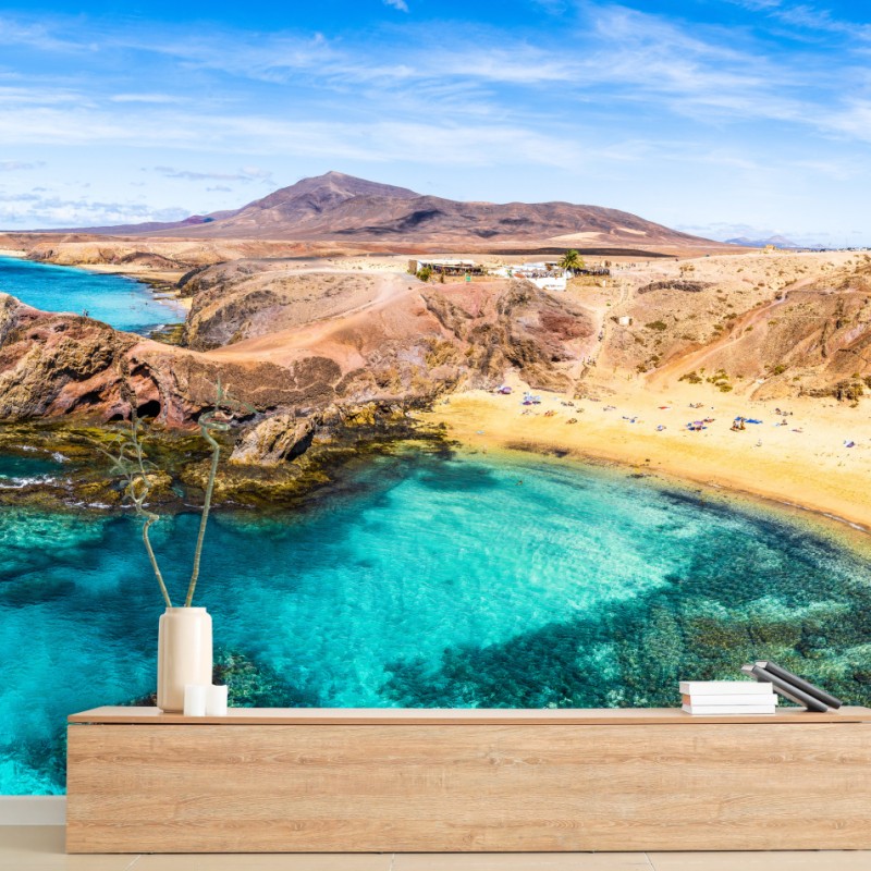 Fototapete türkisbucht bei Papagayo – Wallnifity®