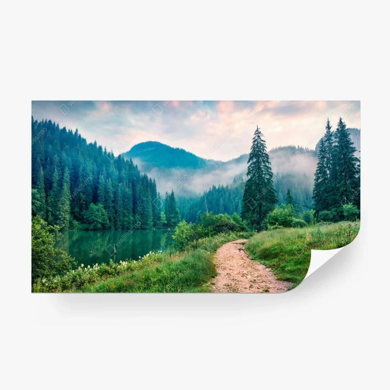 Fototapete botanisches zitronenmuster – Wallnifity®