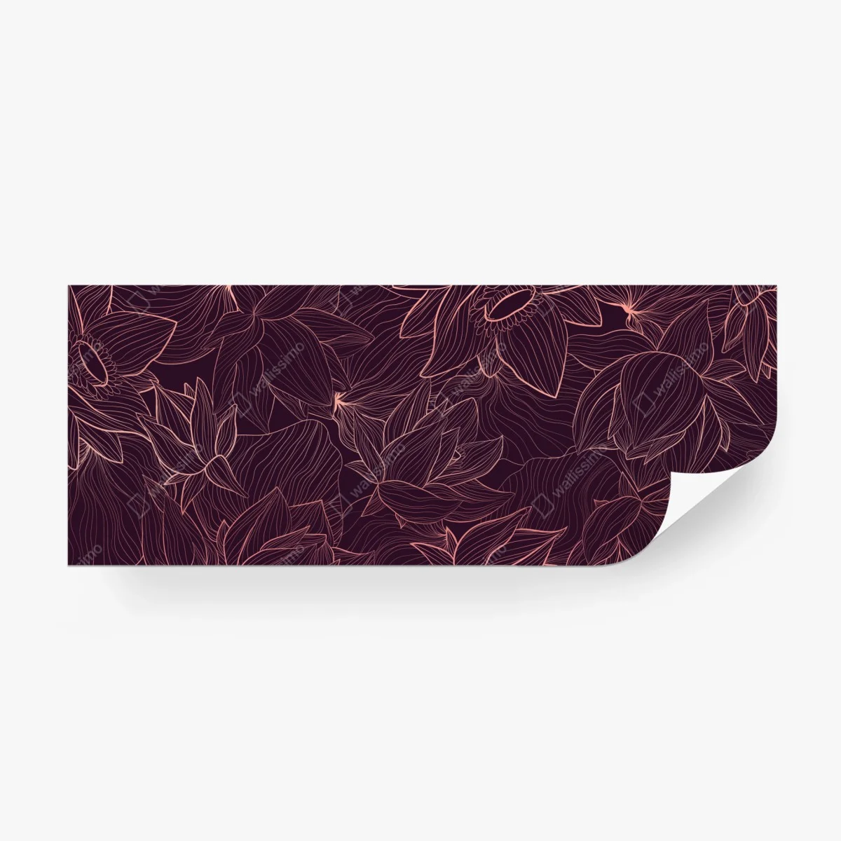 Fototapete elegantes rosa linienblumenmuster – Wallnifity® Fototapete elegantes rosa linienblumenmuster – Wallnifity®