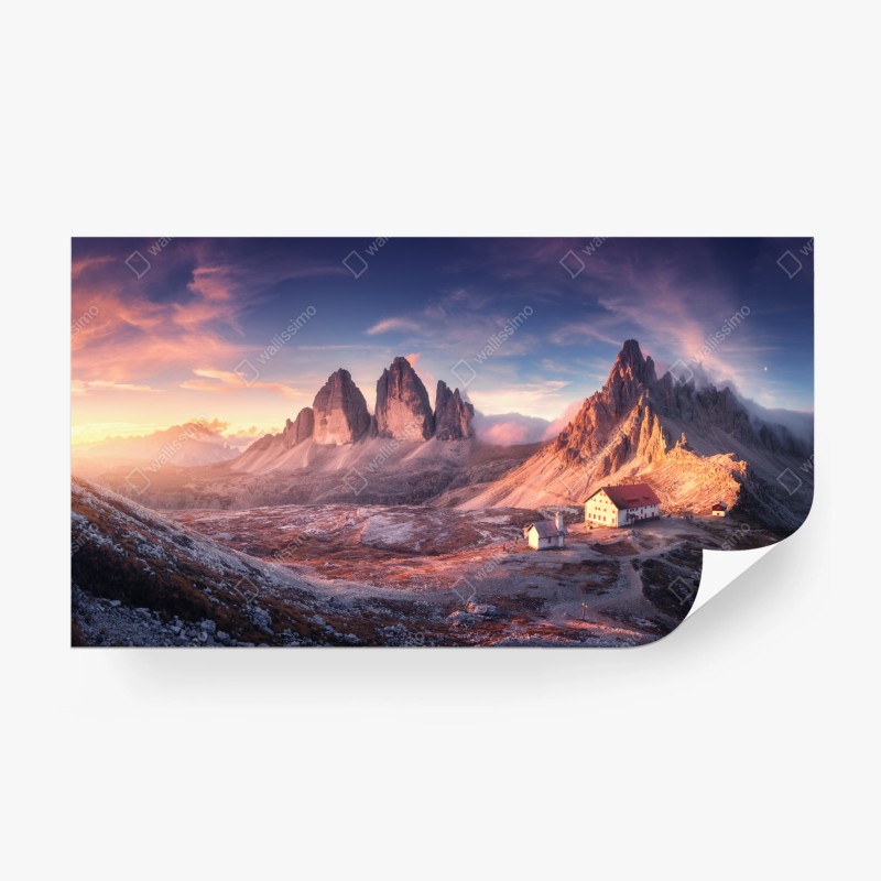 Fototapete majestätisches graues pferd galoppiert durch den sand – Wallnifity®