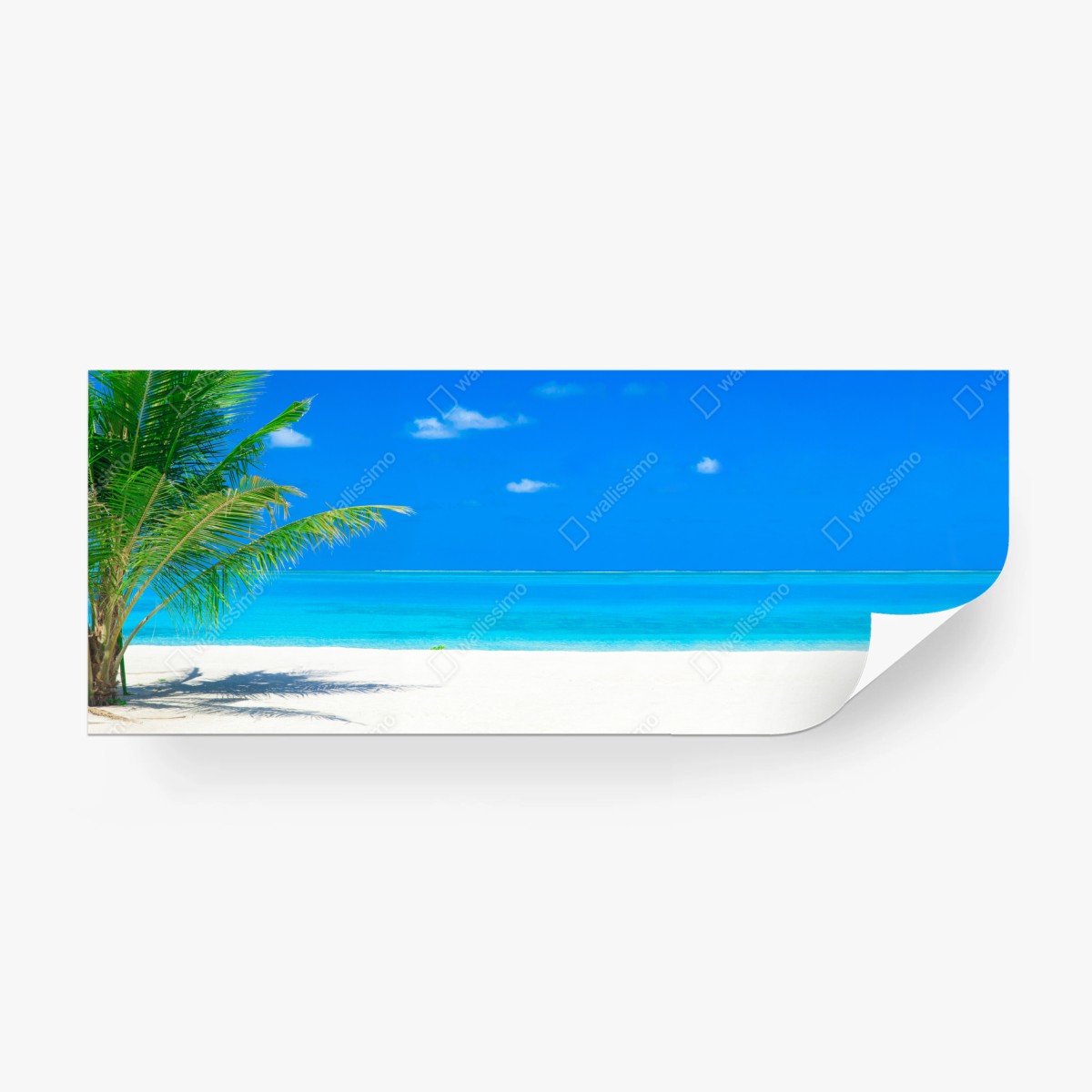 Fototapete Malediven tropischer strand paradis – Wallnifity®